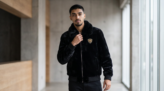 Luxe Noir Velvet Jacket